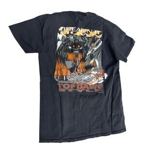 VTG 1996 Top Dawg "Break’n It Down Top Dawg Style" Rottweiler T-Shirt M Y2K 90s